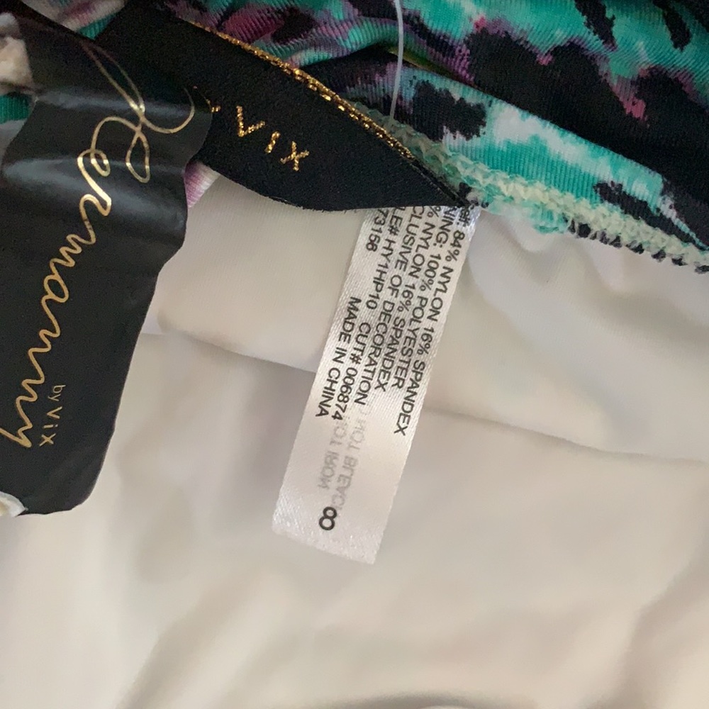 NEW Hermanny by VIX One Piece Swimsuit Sz 8 - Picture 4 of 4